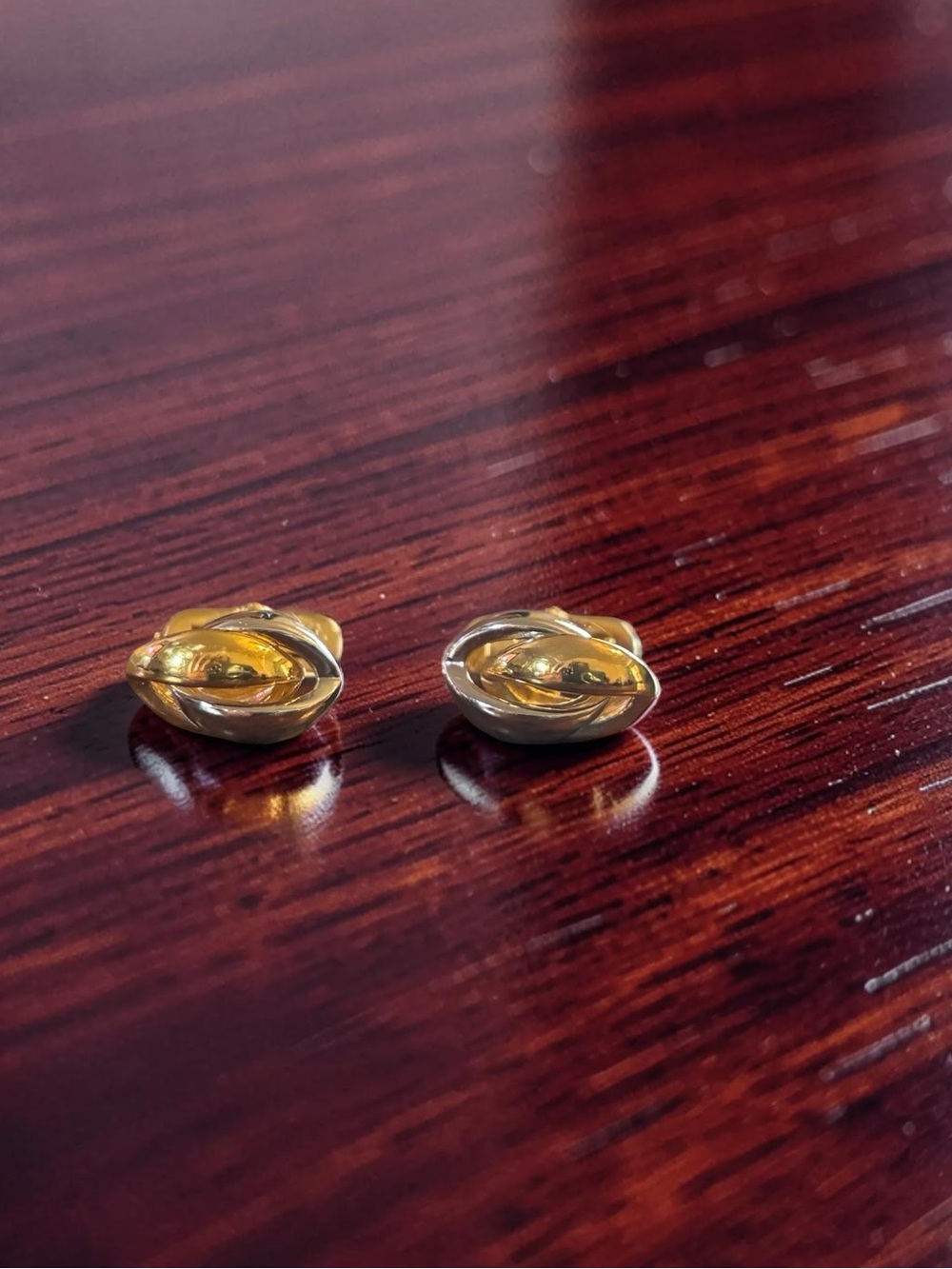 Authentic Givenchy Two Tone silver/gold cufflinks